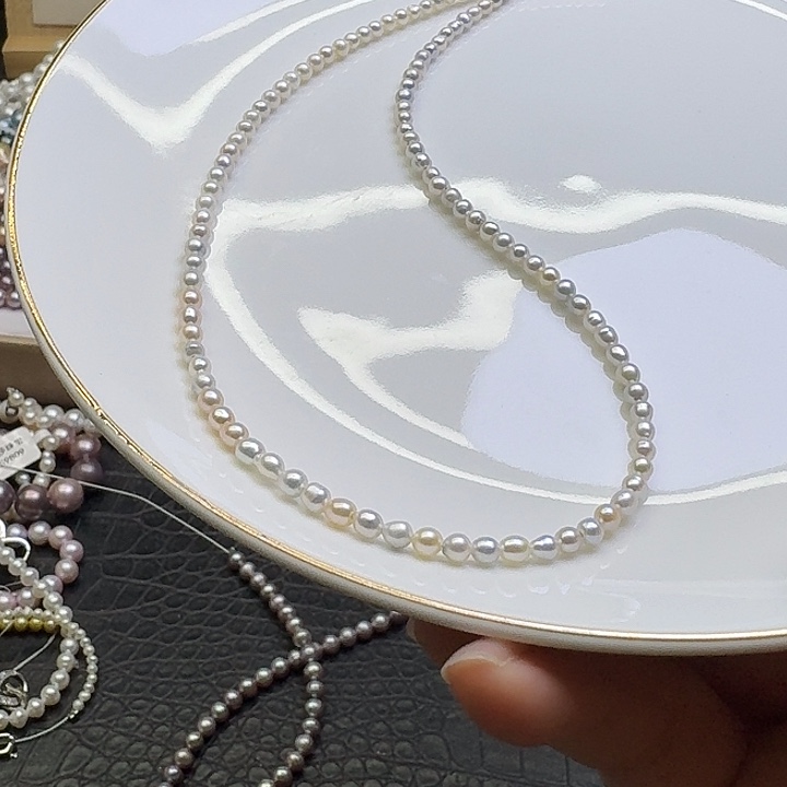 合金淡水珍珠耳饰