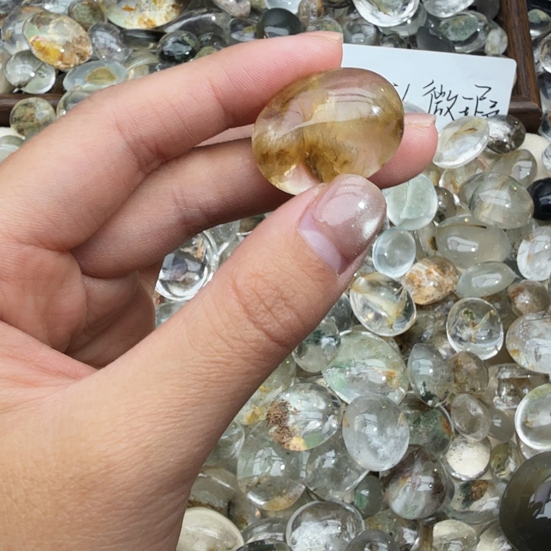 香***头珠宝半成品水晶未镶嵌