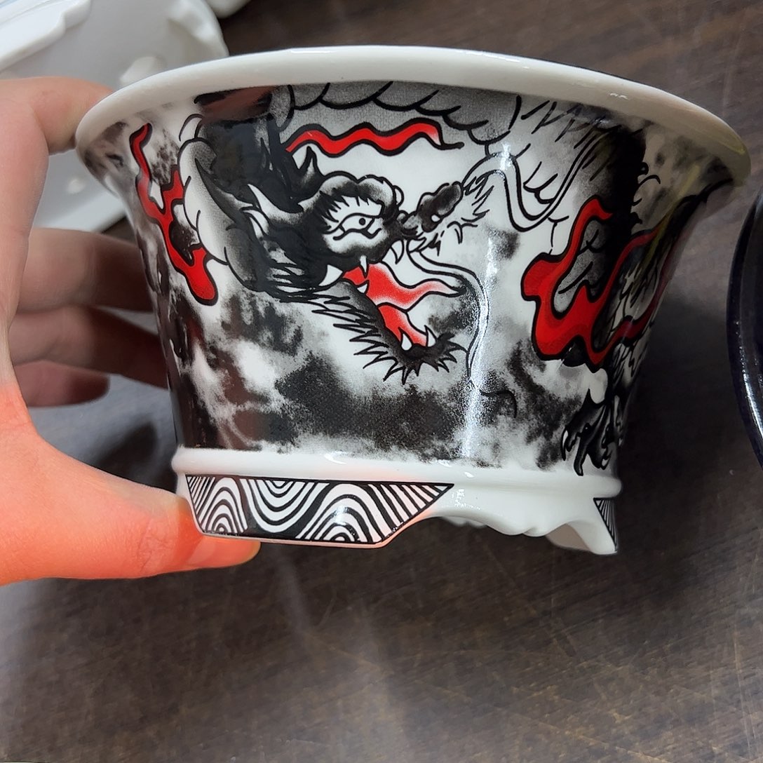 紫砂花盆831号瑕疵15/8cm