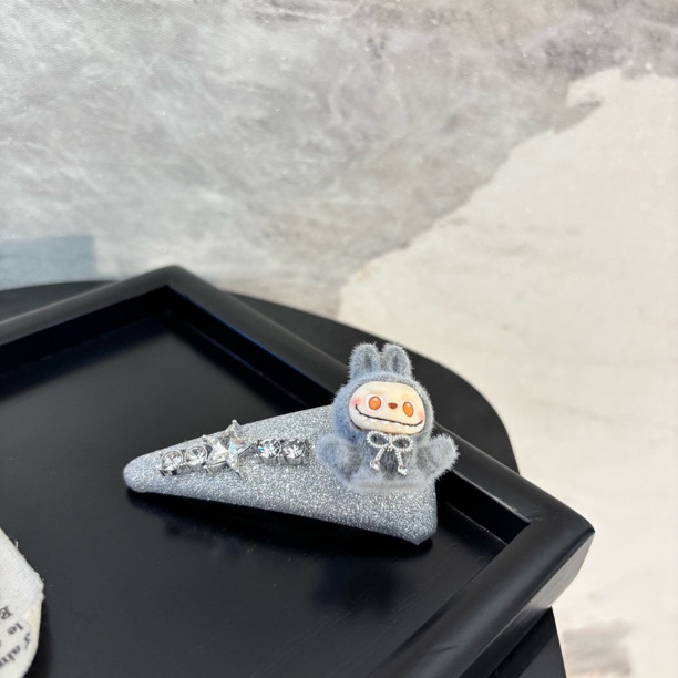 灰色拉家星星发夹FJ1242（一个）