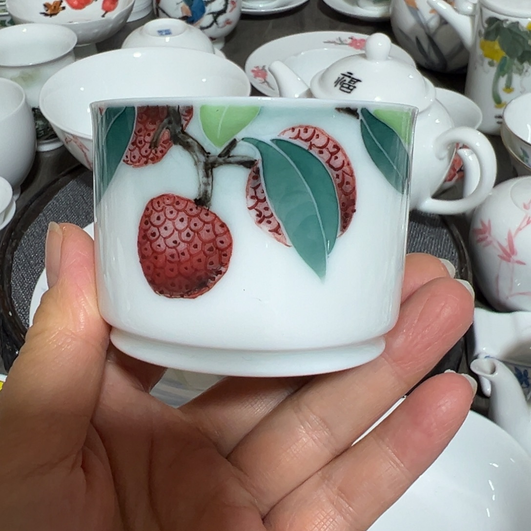 醴陵高温陶瓷炸福利大吉大利主人杯