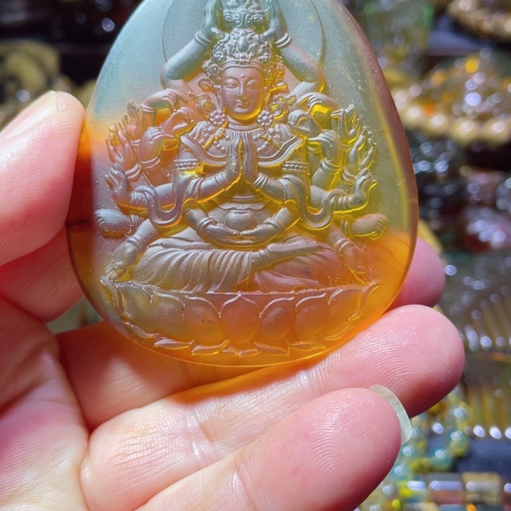 琥珀手链未镶嵌天然