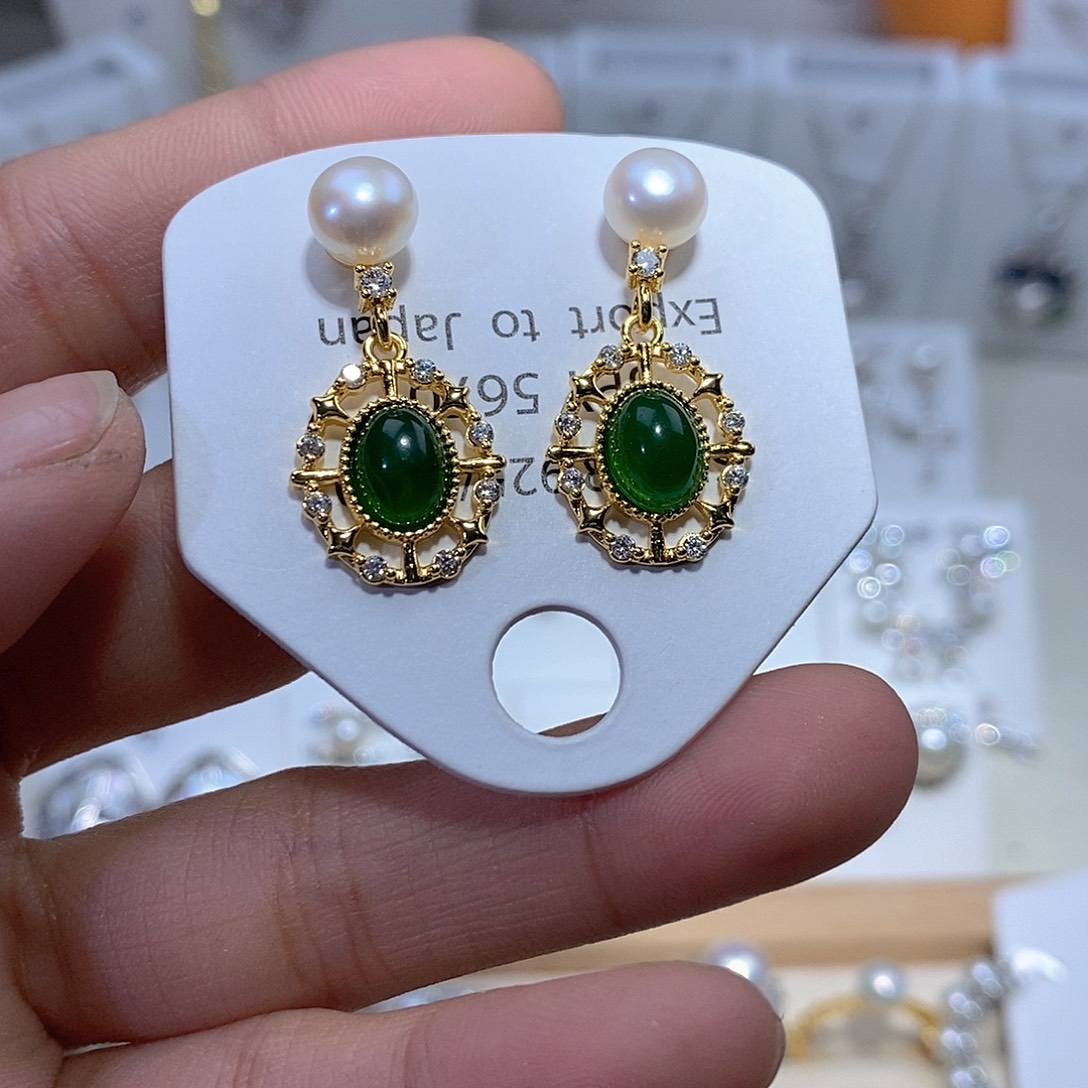 耳饰未镶嵌淡水珍珠