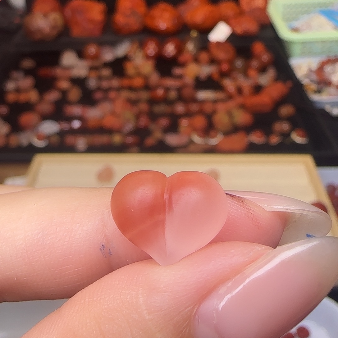 花***璃吊坠(不含链)未镶嵌南红玛瑙