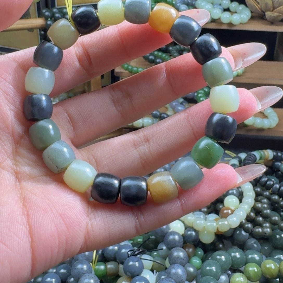 和田玉手链未镶嵌