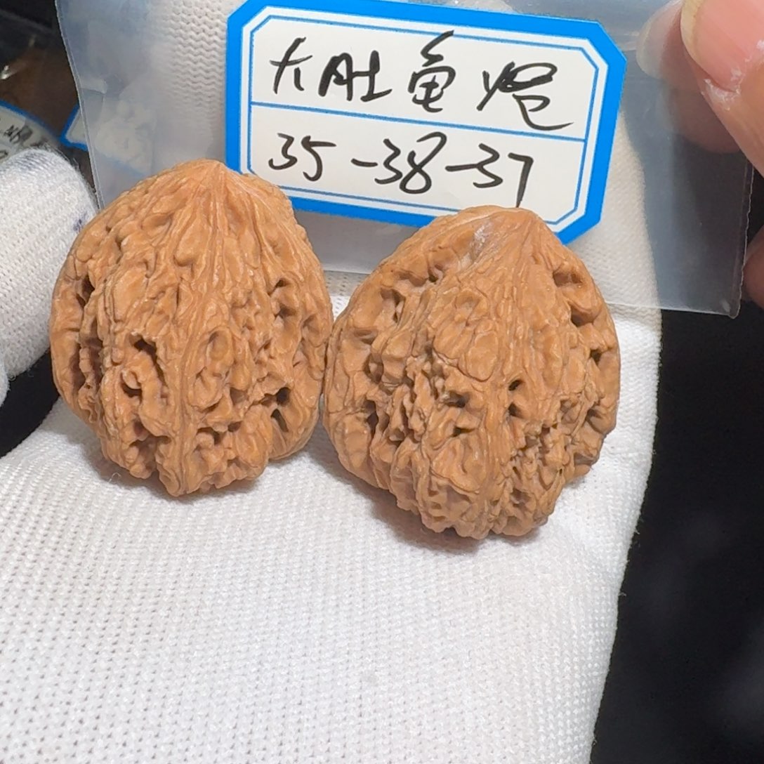 文玩核桃把件7号凹底龟