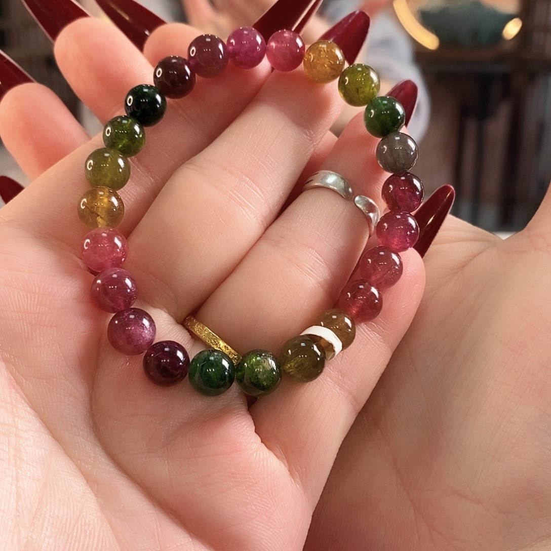 手链碧玺未镶嵌G2149单圈多样性发1