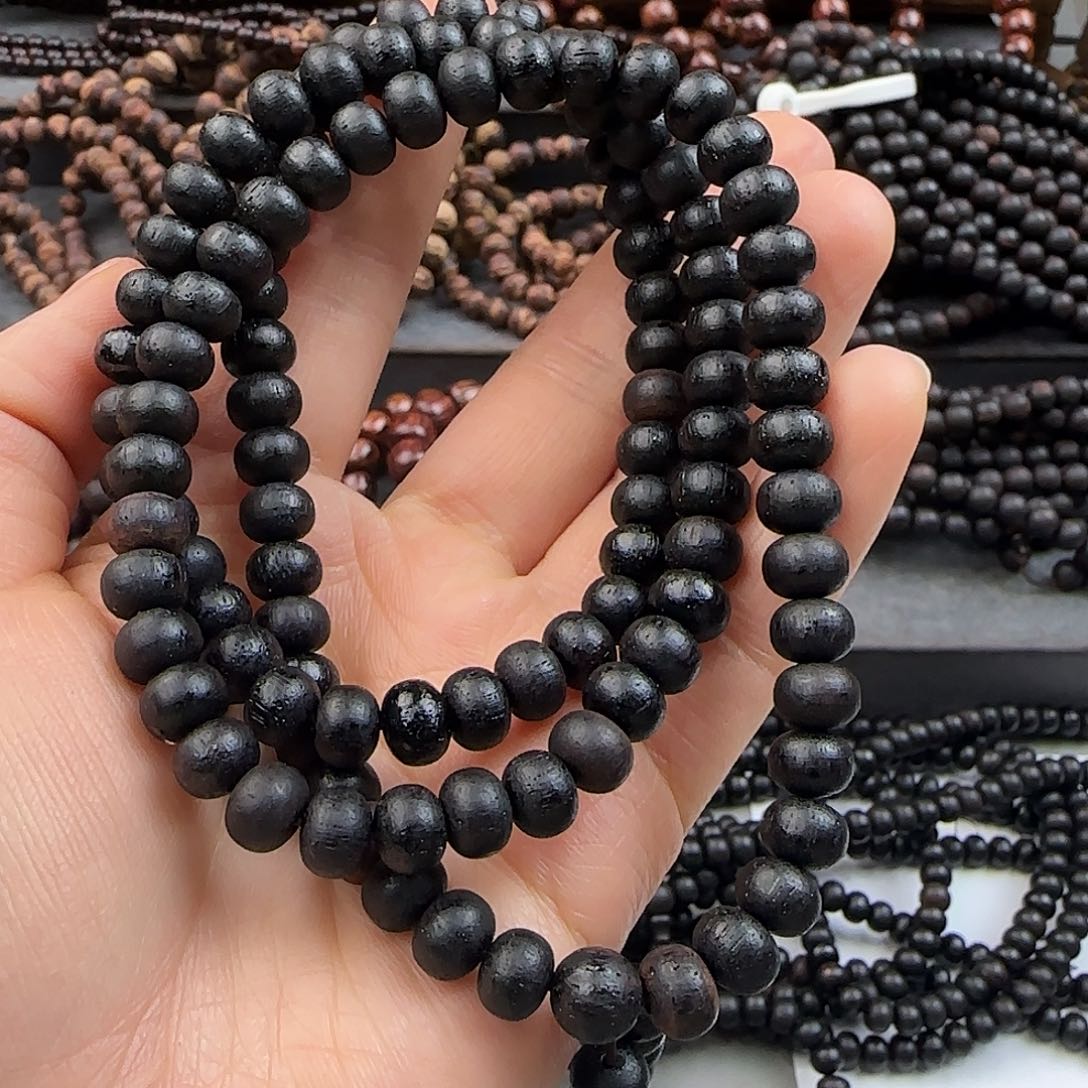 降真香手串/手链6×8算盘珠紫棋高油高密