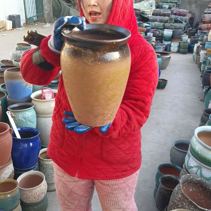 红陶口20高29瑕疵