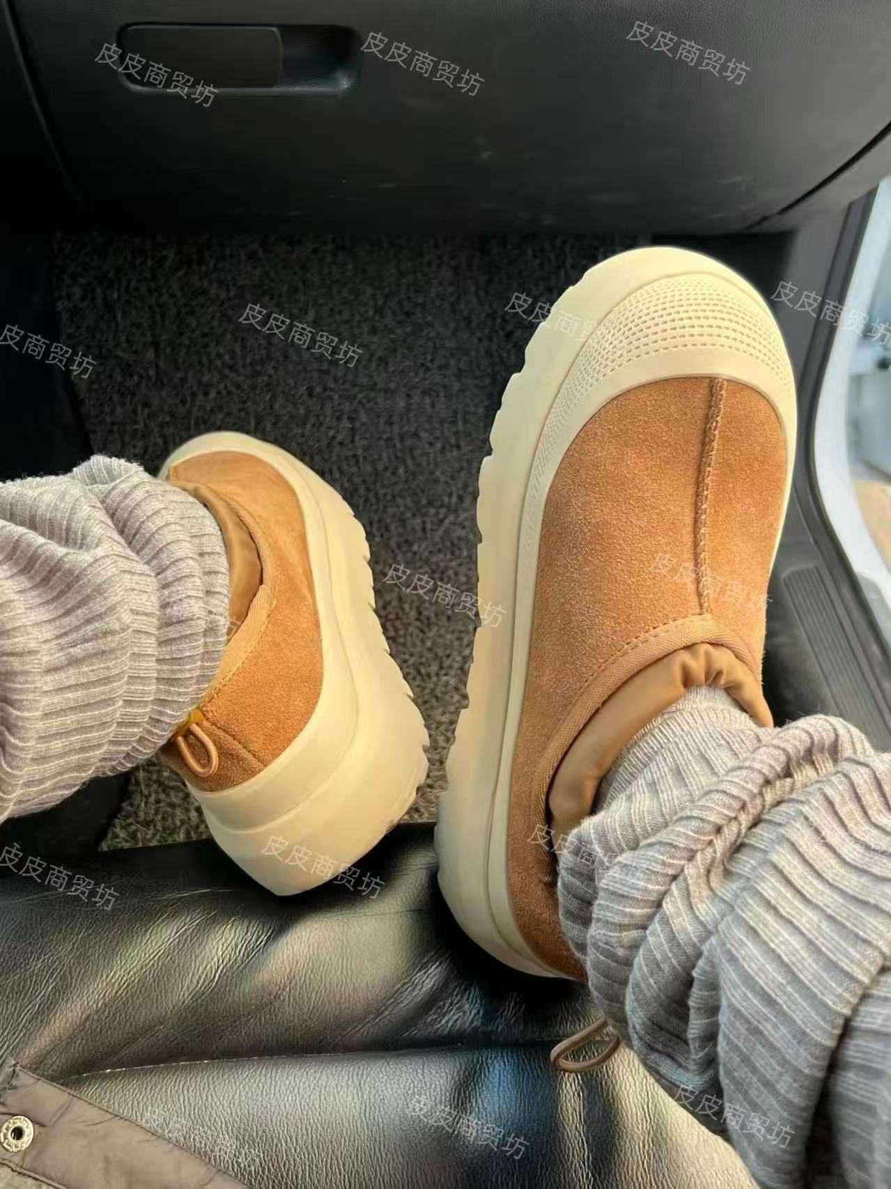 【塔斯曼】一博款雪地靴-明星同款皮毛一体-休闲外穿加绒保暖冬季 