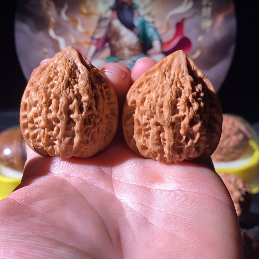 吊坠文玩核桃39全品金牛