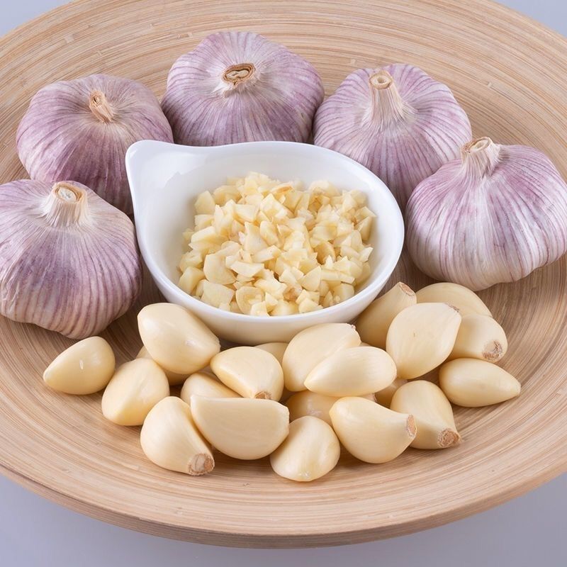 河南农家新干蒜紫白皮大蒜头批发价大果多瓣便宜厨房炒菜提香必备