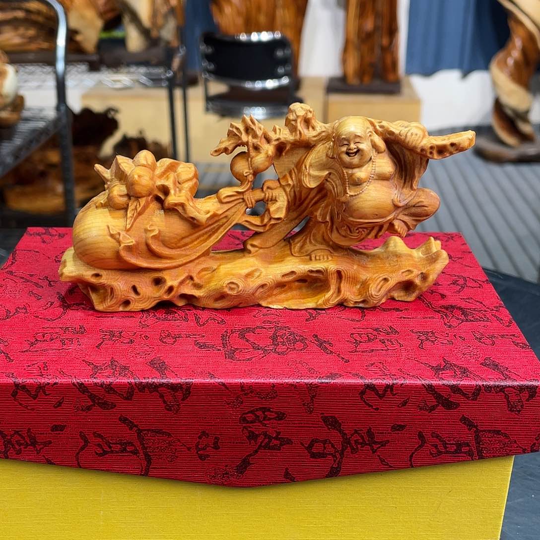 柏木（崖柏）车摆件