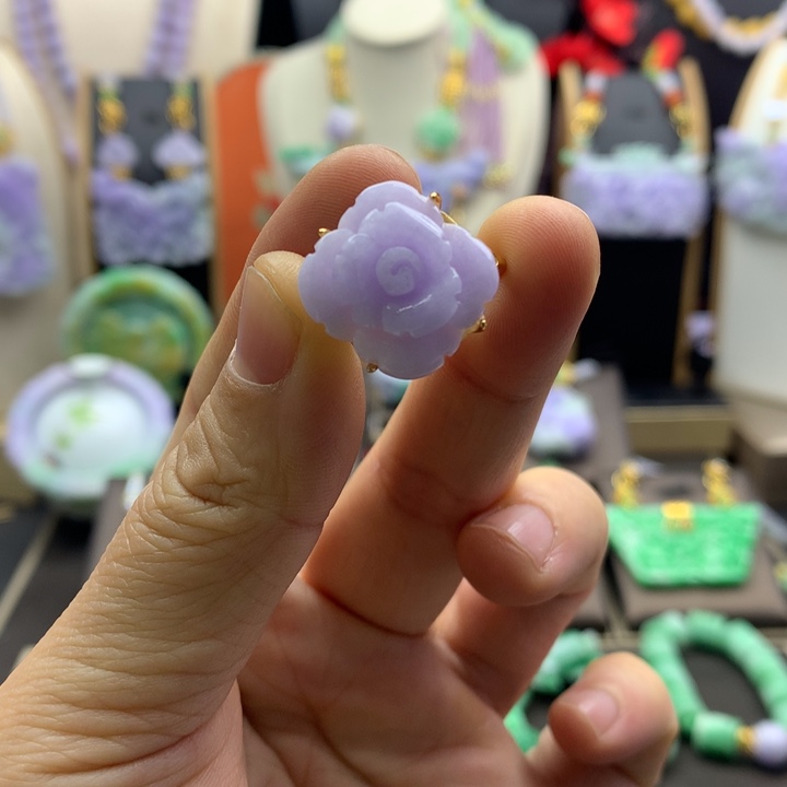 翡翠吊坠(不含链)未镶嵌翡翠戒指