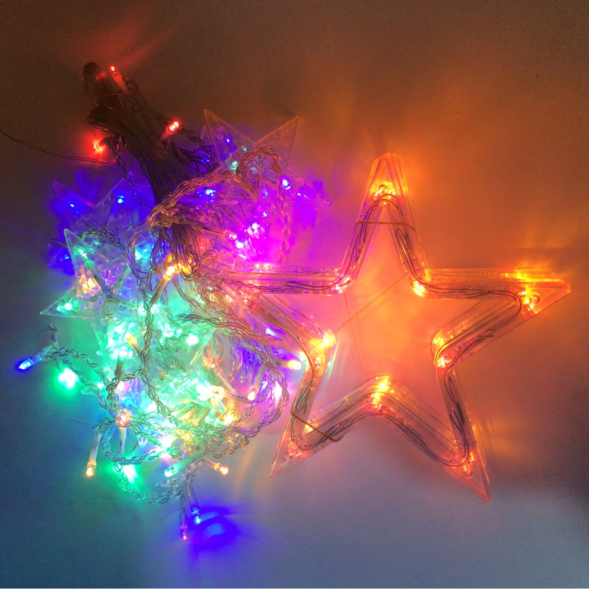 外贸品质 LED 星星彩灯