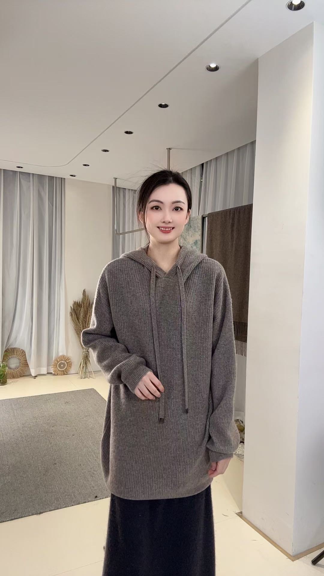 【100%牦牛绒】高奢定制款百搭女士时尚毛衣94513