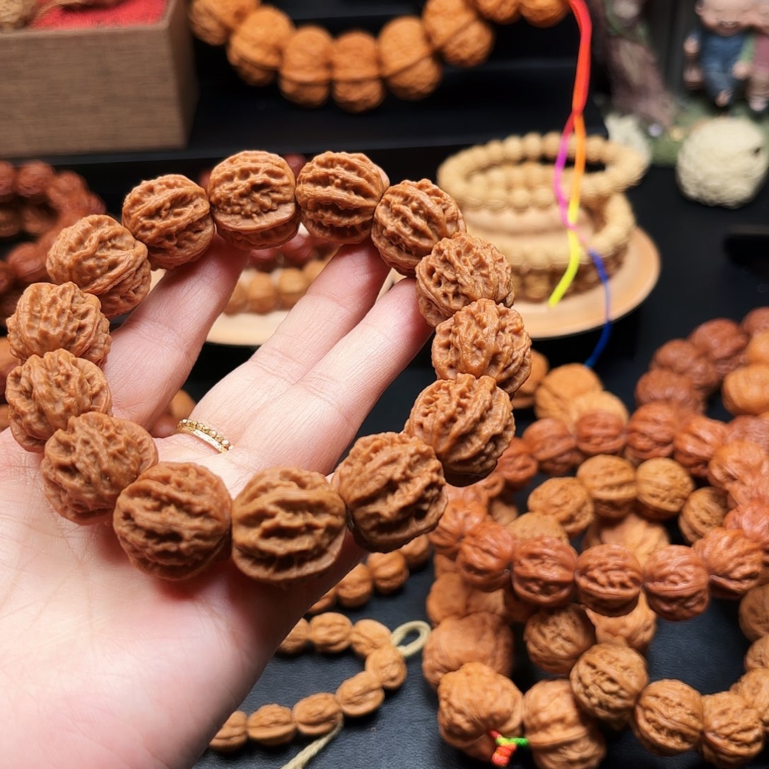 湖***树文玩核桃把件核桃手串