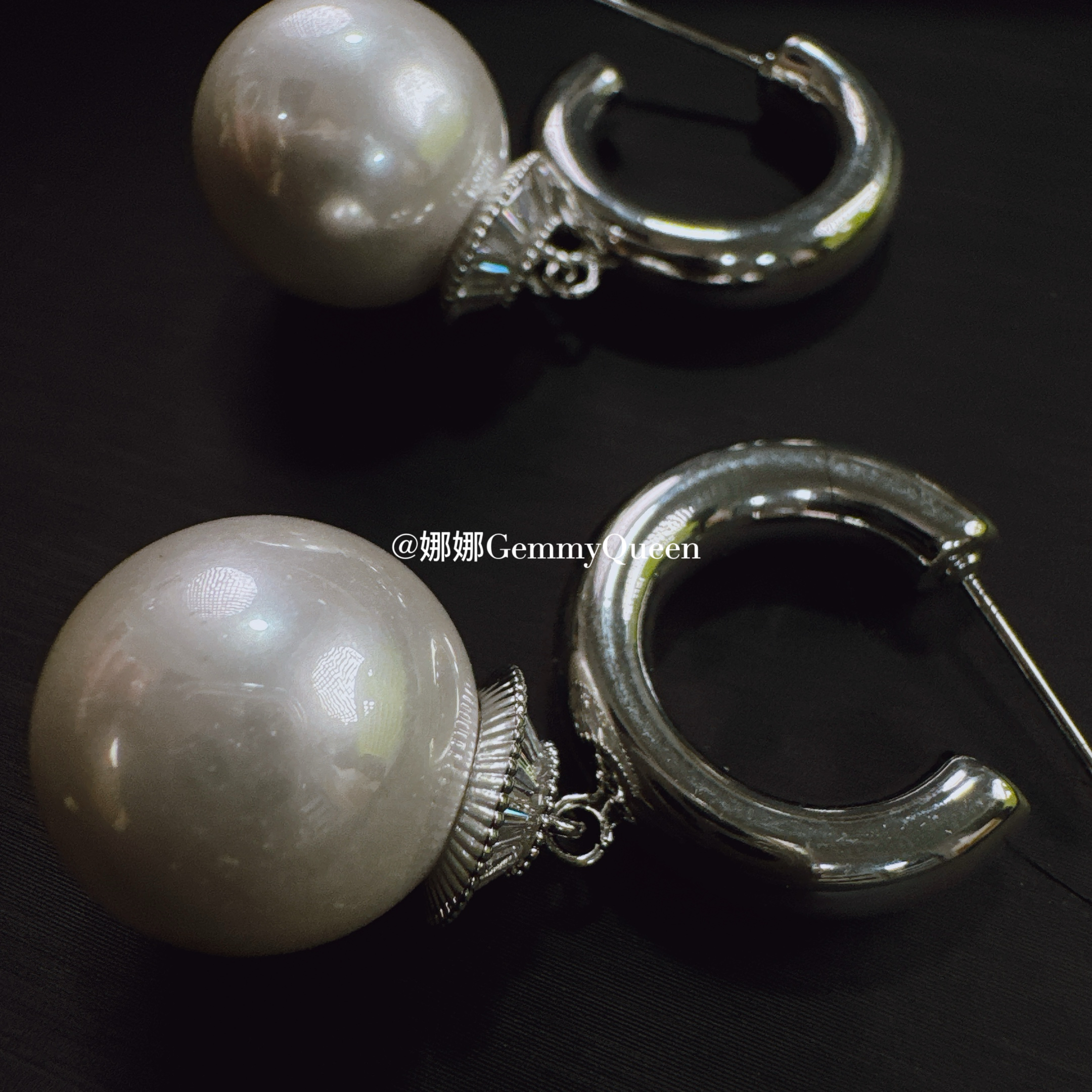 铜合金仿珍珠耳饰 娜娜GemmyQueen耳环