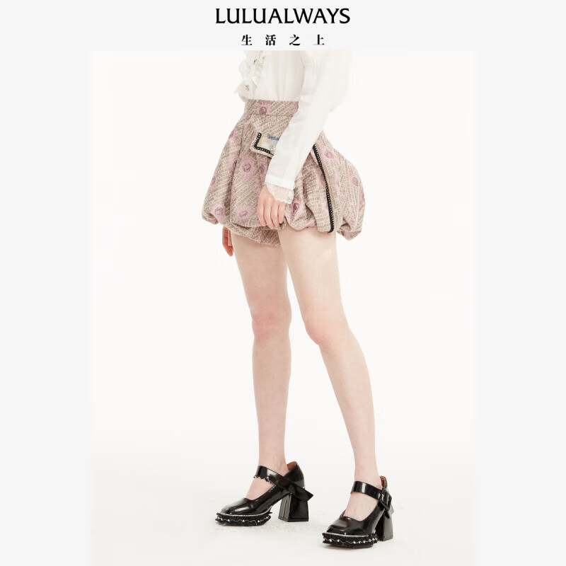 lulualways春季新款高腰设计师秋冬短裤LOA3012