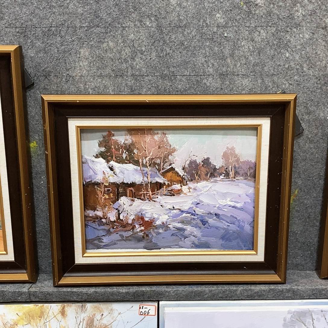 油画带外框画芯尺寸40x 30 c m