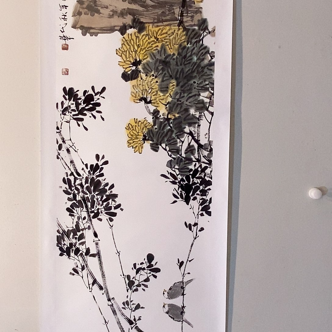 国画戚代华国画作品