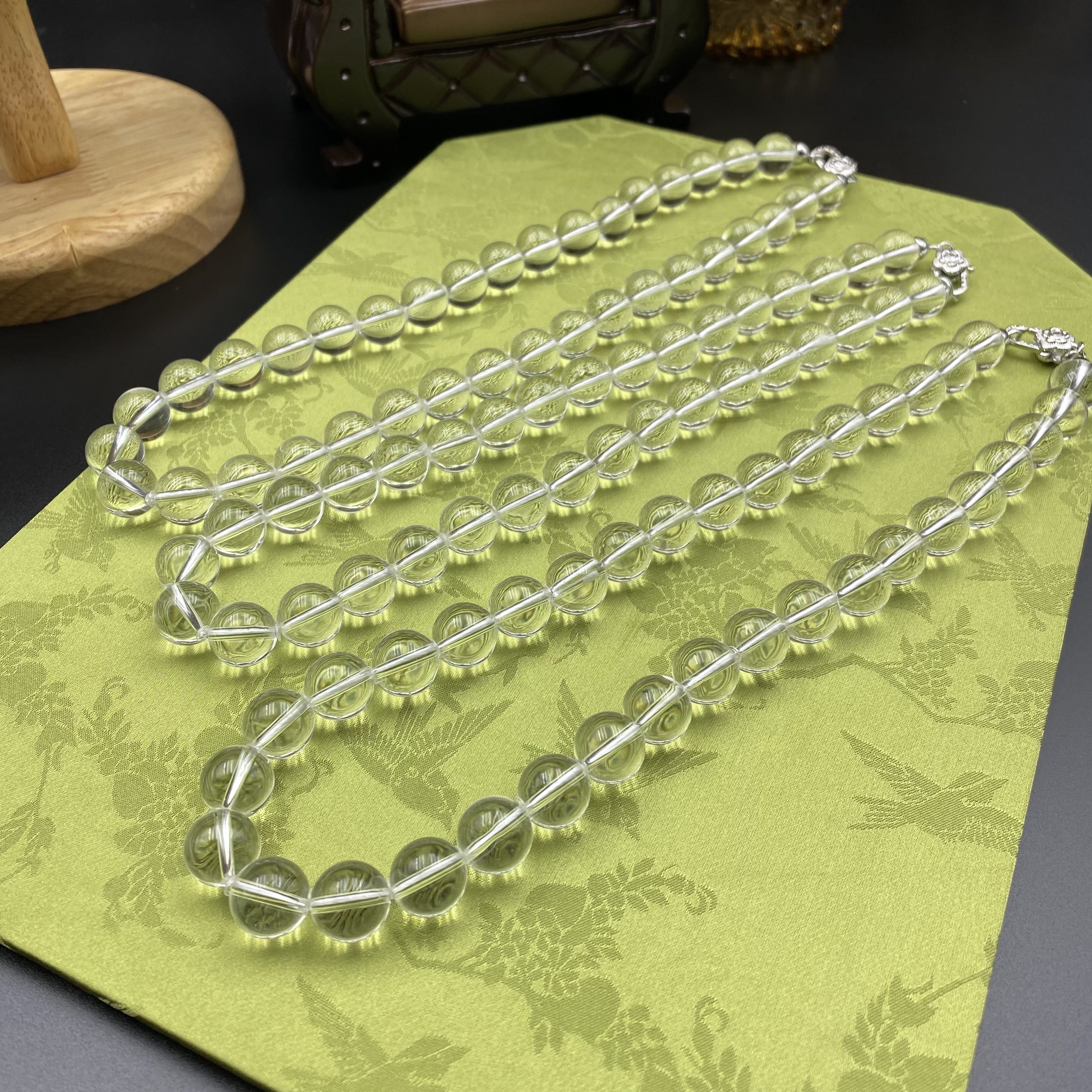 S56天然高品质白水晶项链-多样性发其一