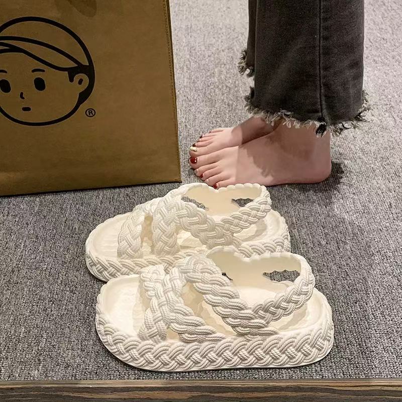 夏休闲款拖鞋女新款配裙子水洗凉鞋AX-51