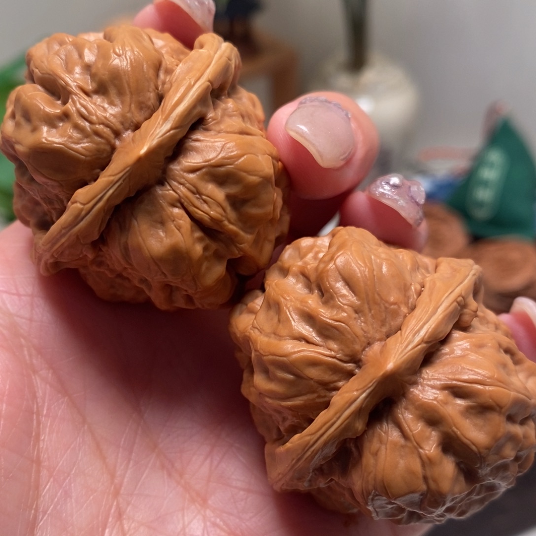 文玩核桃把件41尺寸蛤蟆头