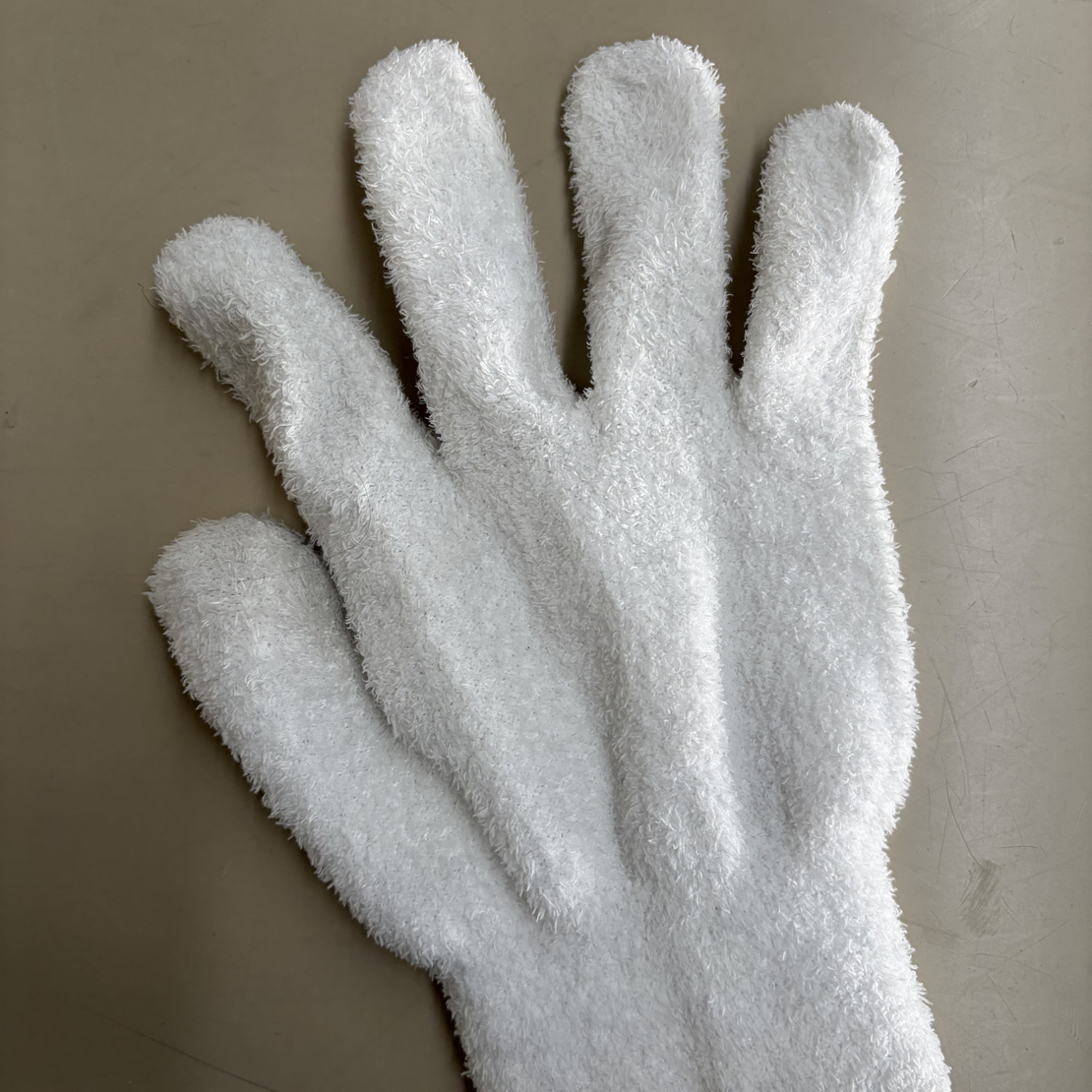 文玩短绒万毛手套