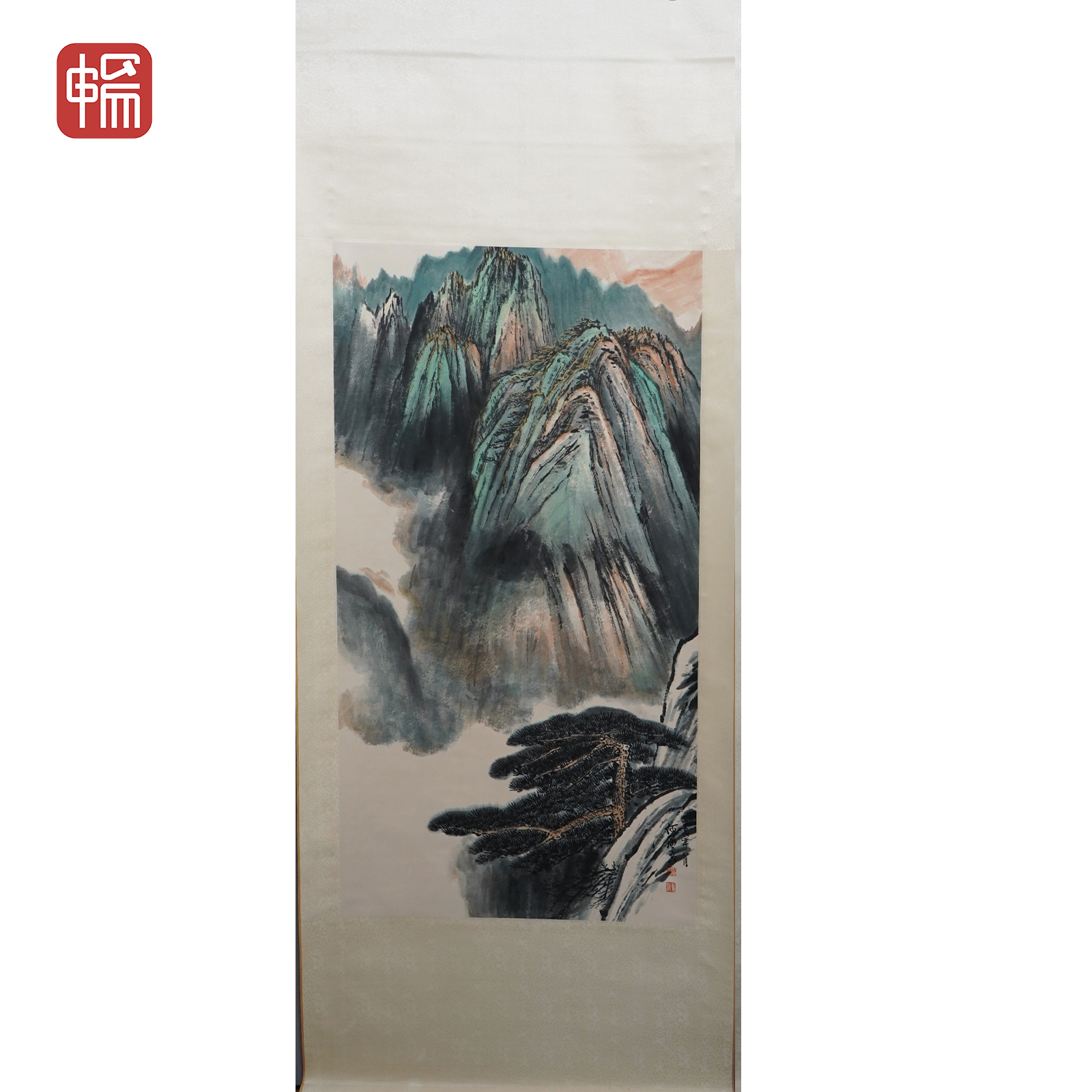 T946 山水 何海霞 118*65(6.9) 纸本立轴 ZW