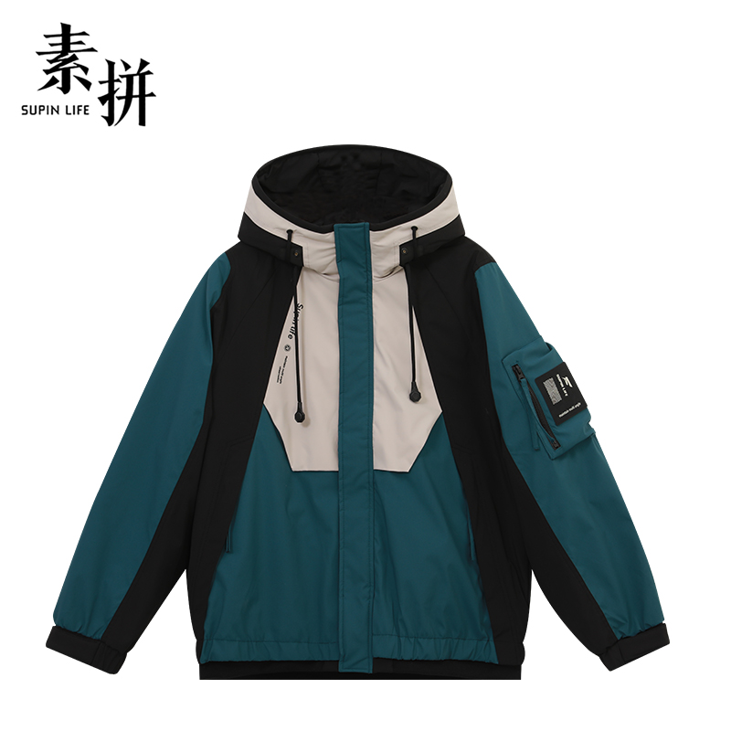 素拼男装鹅绒服SPAYR357692BM