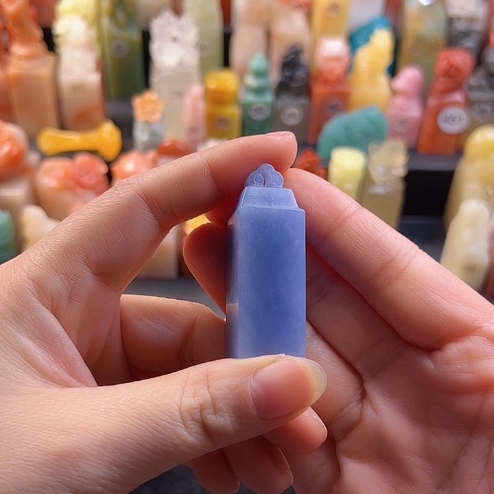 昌化石印石我**芽手工定制1.6厘米，包刻