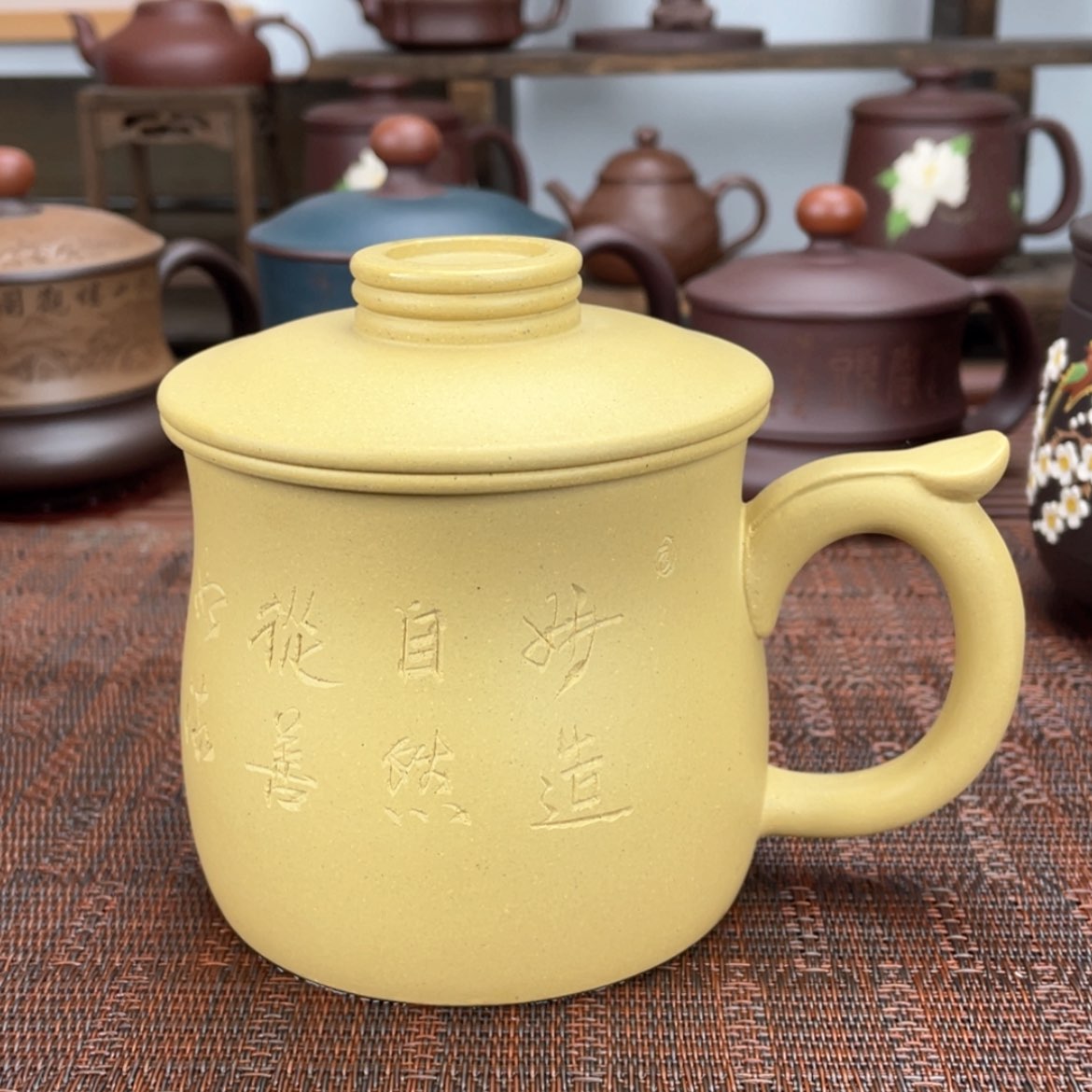 【闪购商品】紫砂茶杯宜兴原矿紫砂盖杯微瑕