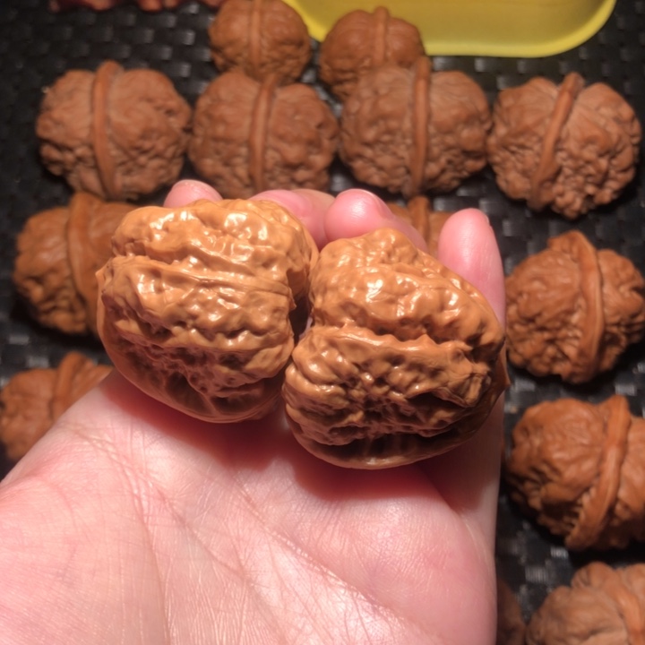 把件文玩核桃38超大腿三角蛙