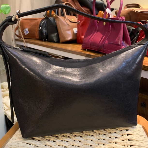 头层牛皮手提斜挎女包