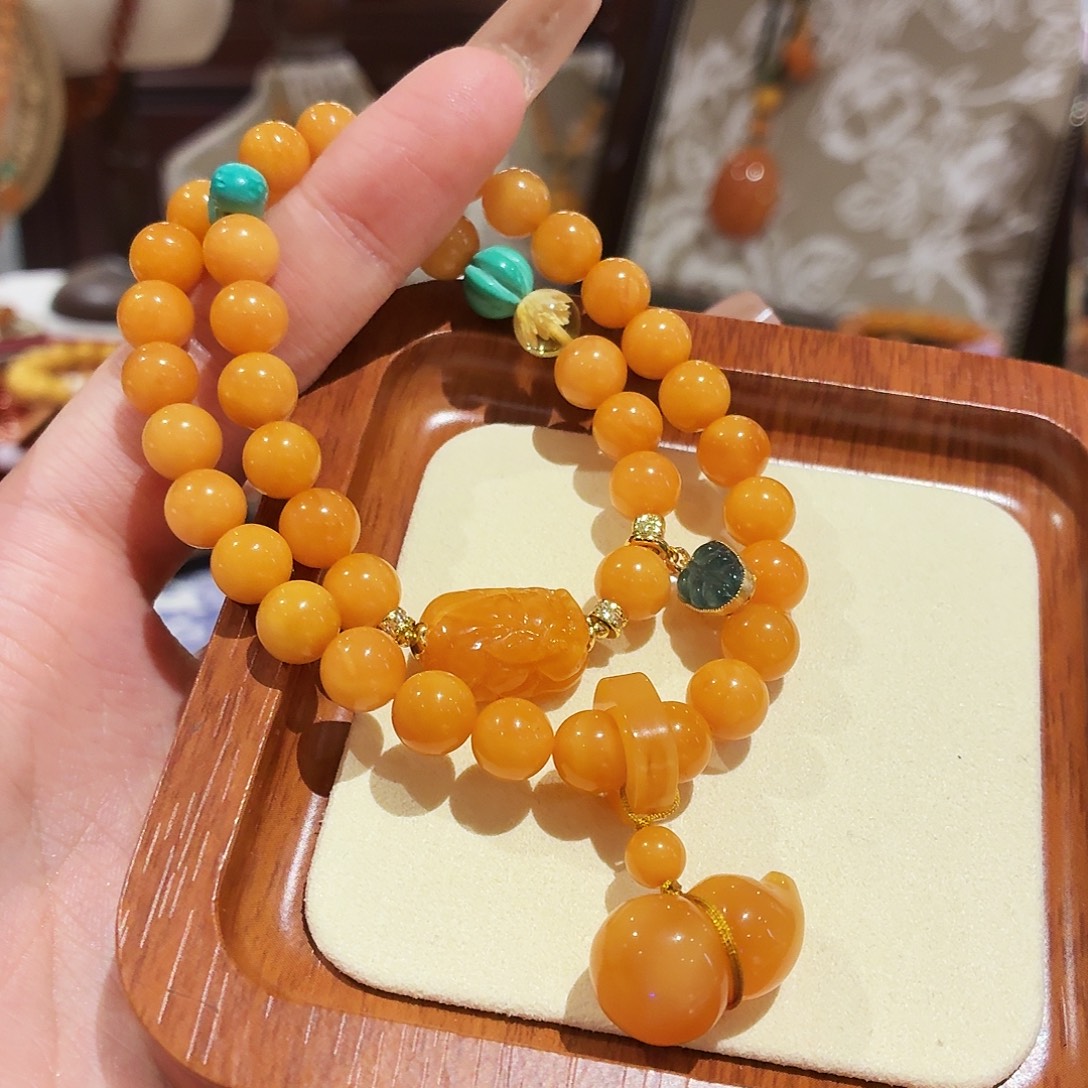 蜜蜡未镶嵌手链手串