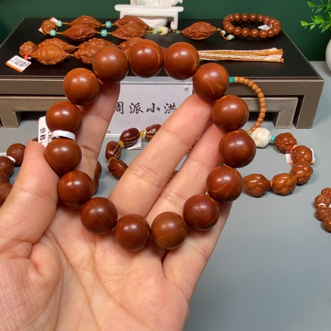 手串/手链橄榄核1.4正圆梅林铁核