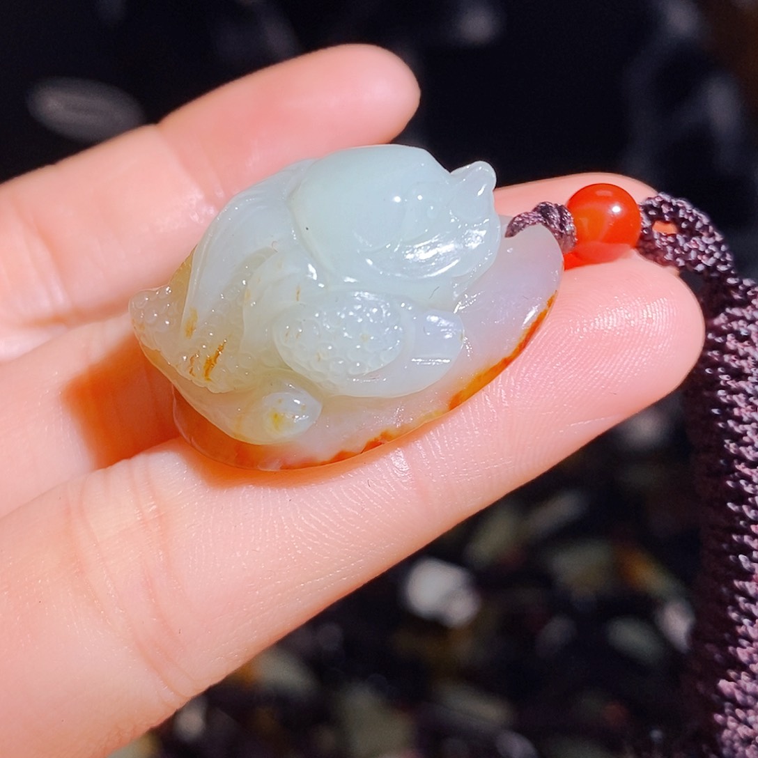 和田玉颈饰未镶嵌