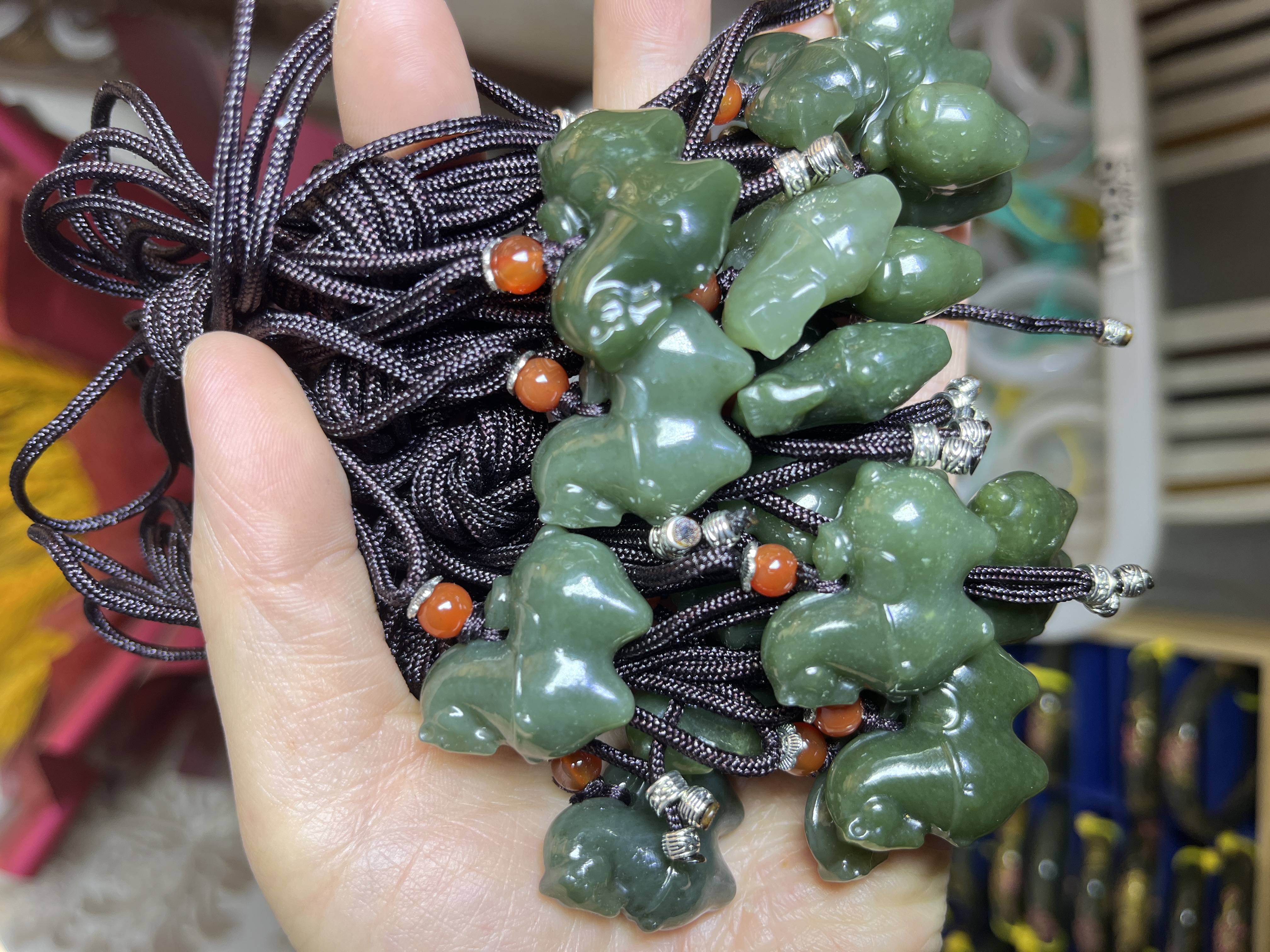 立新优选丶和田玉的马吊坠时尚百搭【28*26】