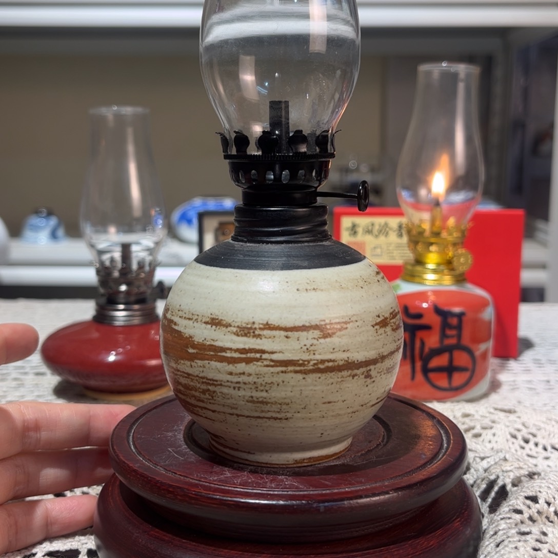 摆件景德镇陶瓷香薰灯