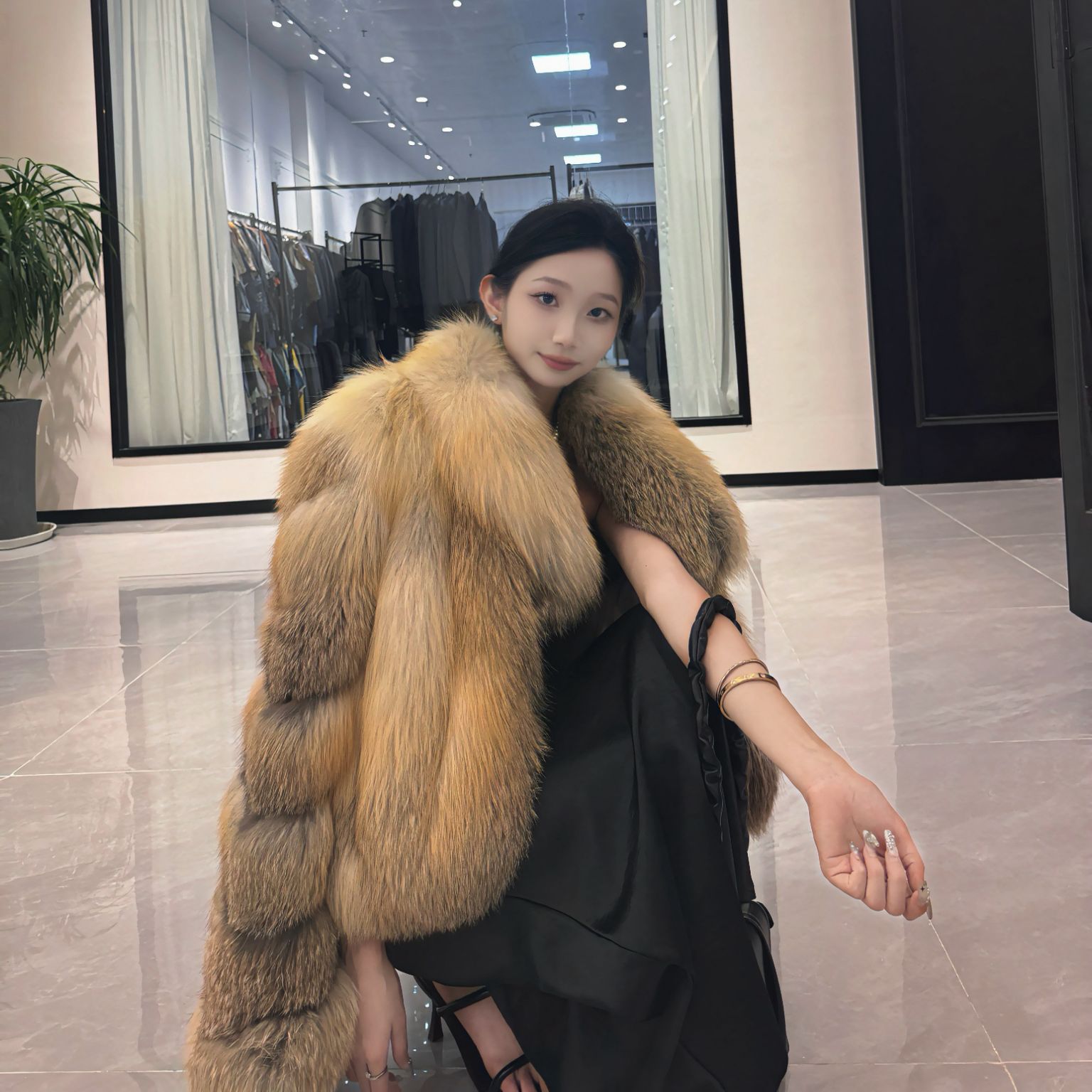 陈知知改价链接孤品古着草草外套