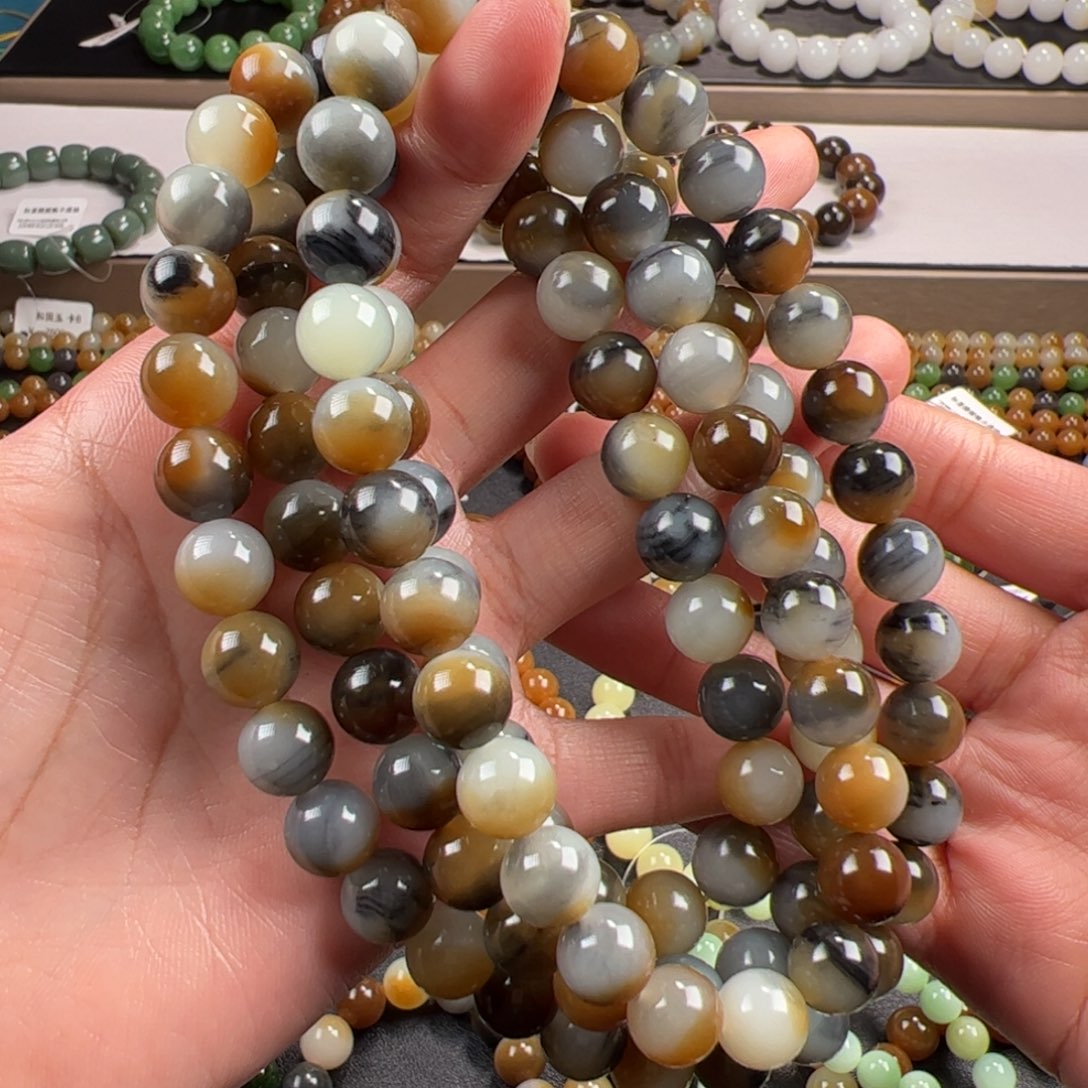 和田玉手链未镶嵌可**呀