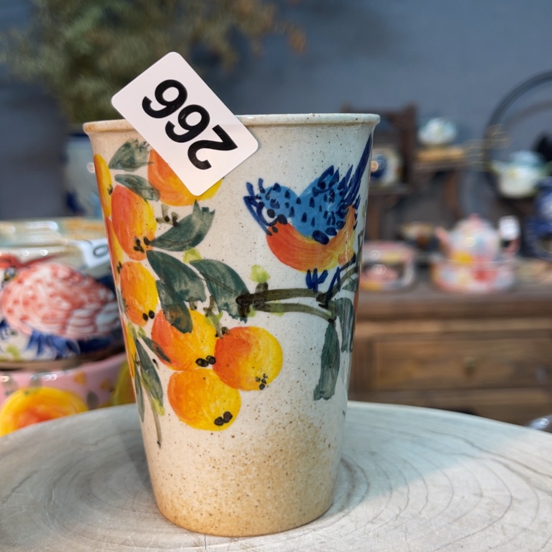 杯素浅陶瓷手工手绘