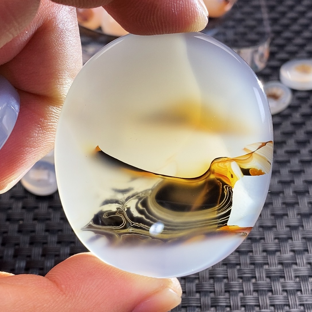 曌***空玛瑙/玉髓未镶嵌吊坠(不含链)