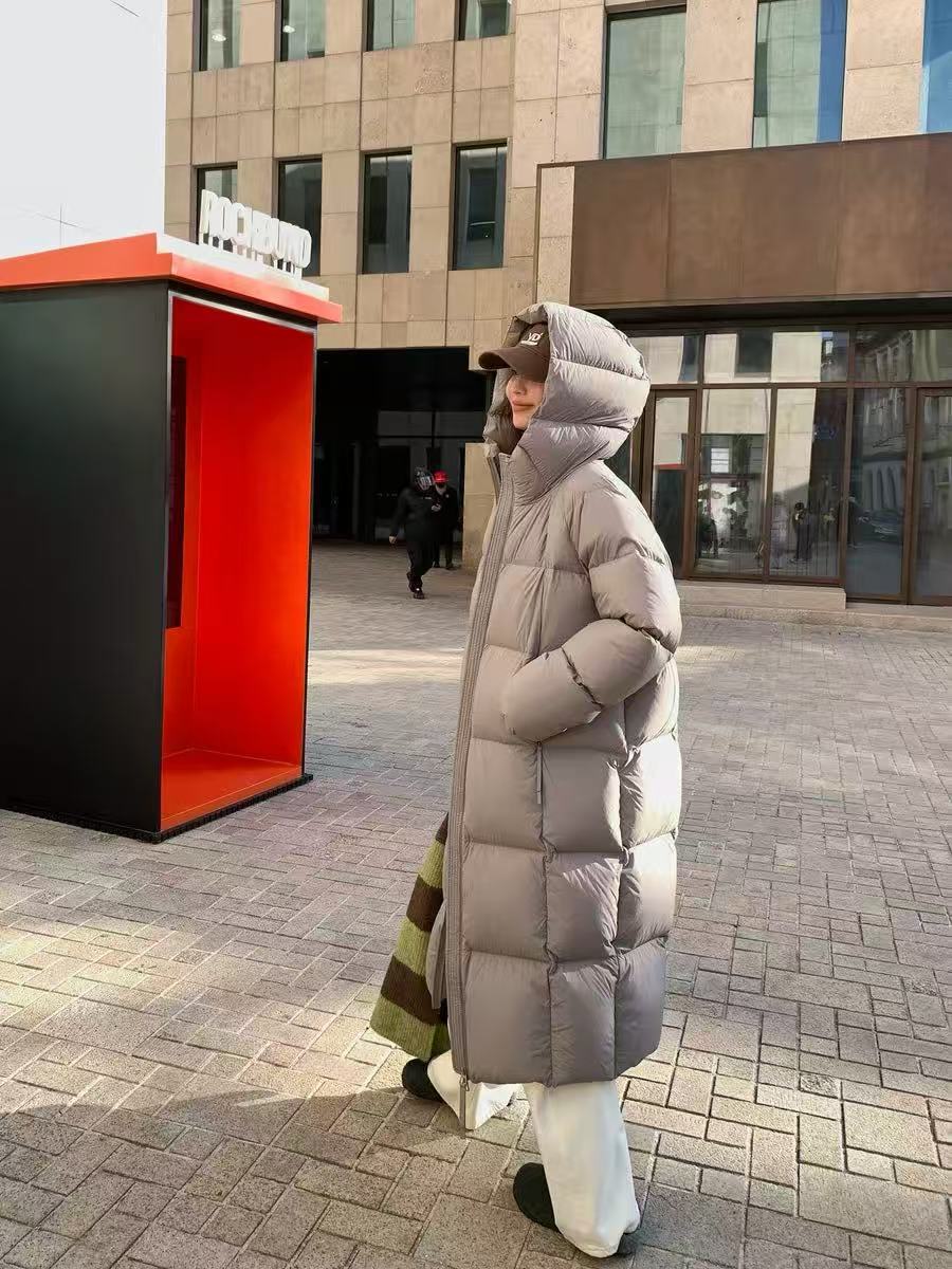  6号链接纯色女款冬季时尚加厚韩版连帽保暖潮流百搭休闲