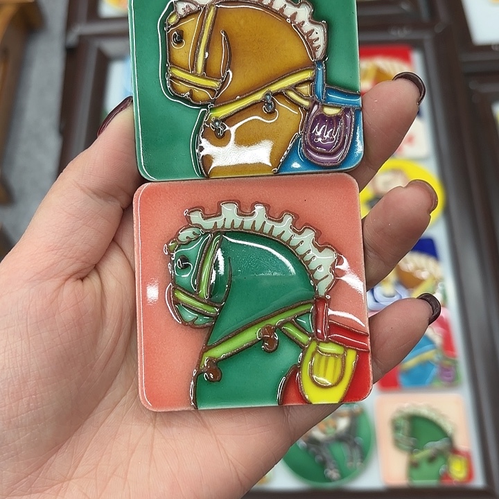 芳***心陶瓷板画6/6冰箱贴