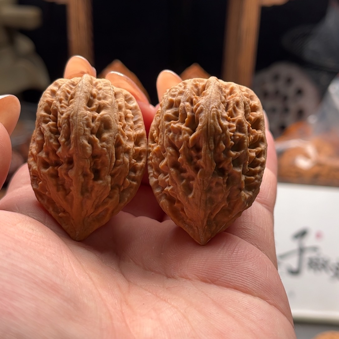 文玩核桃把件关东木子家楸大胖54