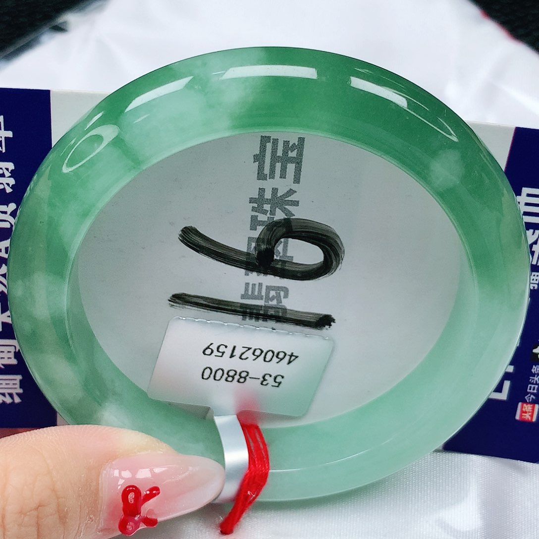 翡翠手镯未镶嵌天然缅甸a货翡翠