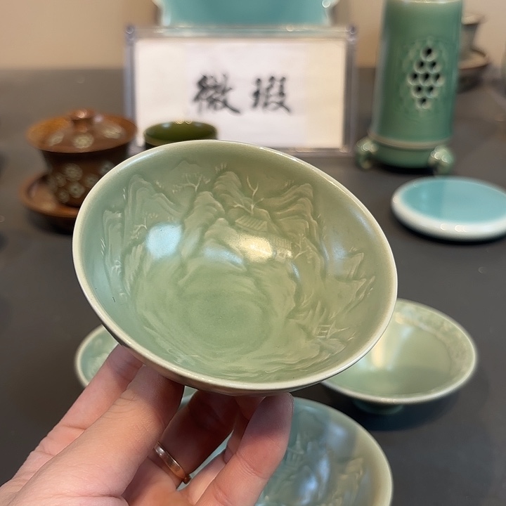 瓷片近距离感受青砂紫泥