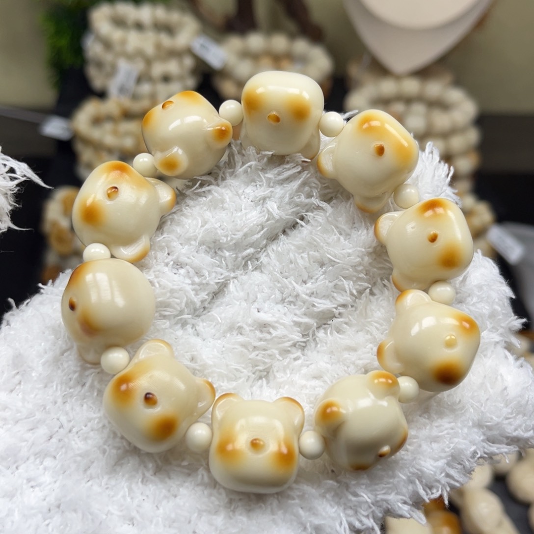 菩提根/象牙果吊坠2.16.22熊头